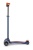 hulajnoga Maxi Micro Deluxe PRO LED Navy Red widok od boku z podniesioną kierownicą