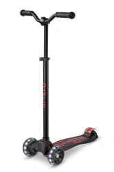Hulajnoga Maxi Micro Deluxe Pro LED - Black Red