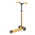 hulajnoga Maxi Micro Deluxe PRO LED Sunburst Yellow widok od tyłu z podniesioną kierownicą