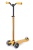 hulajnoga Maxi Micro Deluxe PRO LED Sunburst Yellow widok od przodu z podniesioną kierownicą