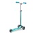 hulajnoga Maxi Micro Deluxe PRO LED Vibrant Blue widok od tyłu z podniesioną kierownicą