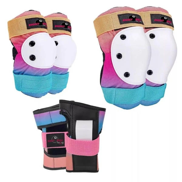 Eight Ball Skate Pads Ochraniacze Dla Dzieci S/M 8+ Sunset