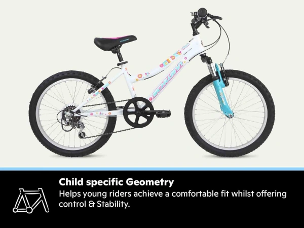 rowerek dziecięcy dziewczęcy Schwinn Shade White 20" - aluminiowa rama