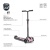 ScootAndRide Highwaykick 5 LED Hulajnoga trójkołowa balansowa ze świecącymi kółkami 5 Plus Rose specyfikacja
