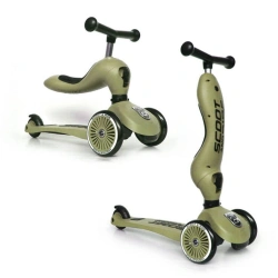 Scoot And Ride Highwaykick 2w1 Jeździk i hulajnoga 1-5 lat Olive