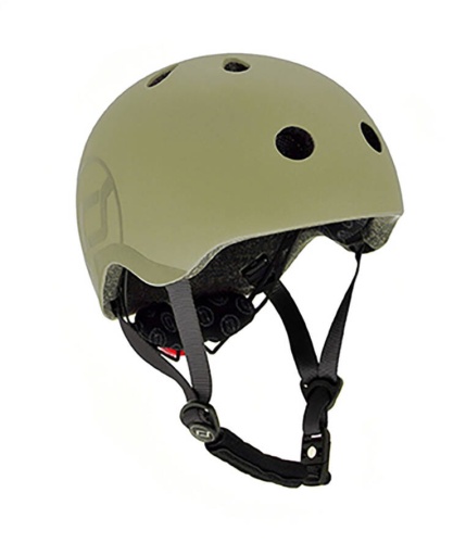 Przejdź do produktu SCOOT AND RIDE Kask dziecięcy 3+ Olive 51-55cm