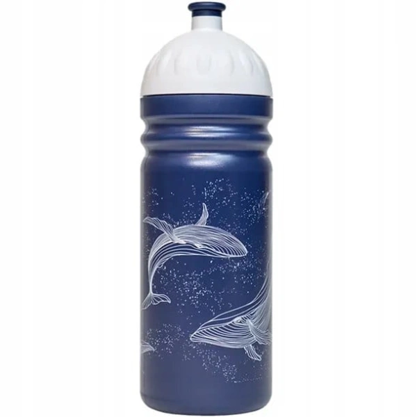 Zdrowy Bidon 0,7L - Wieloryby widok z drugiej strony