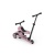 SCOOTANDRIDE Highwaykick 1 Push and Go 2 w 1 Jeździk i hulajnoga z rączką do prowadzenia Wildberry  widok z podnóżkiem