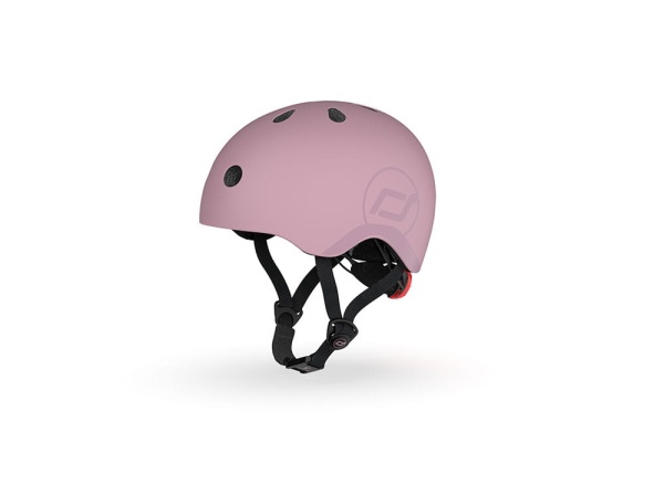 kask dla dzieci Scoot And Ride 3+ S-M Wildberry widok lewej strony