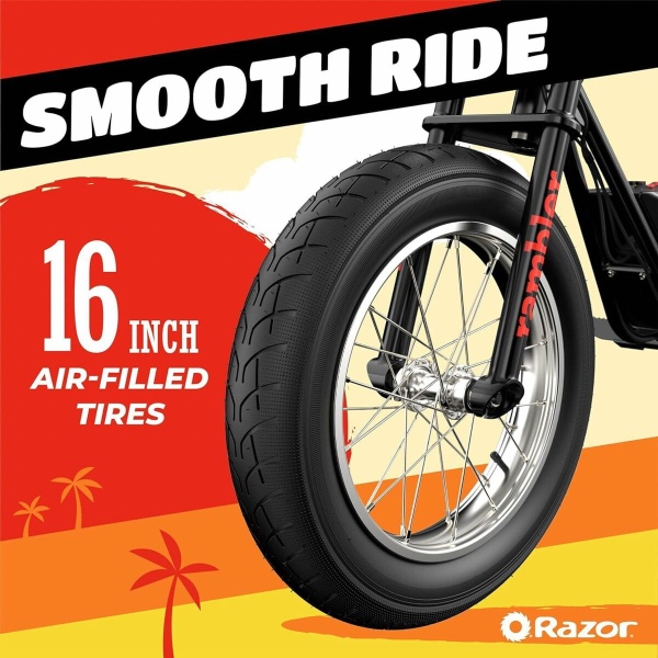 Razor motocykl elektryczny rambler 16 black specyfikacja 5