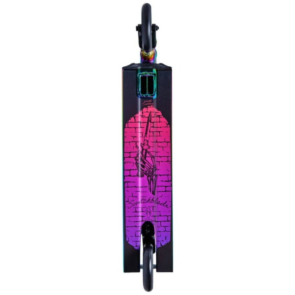 North Switchblade hulajnoga wyczynowa Oilslick & Black podest