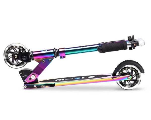 hulajnoga Micro Sprite Led Neochrome złożona od boku