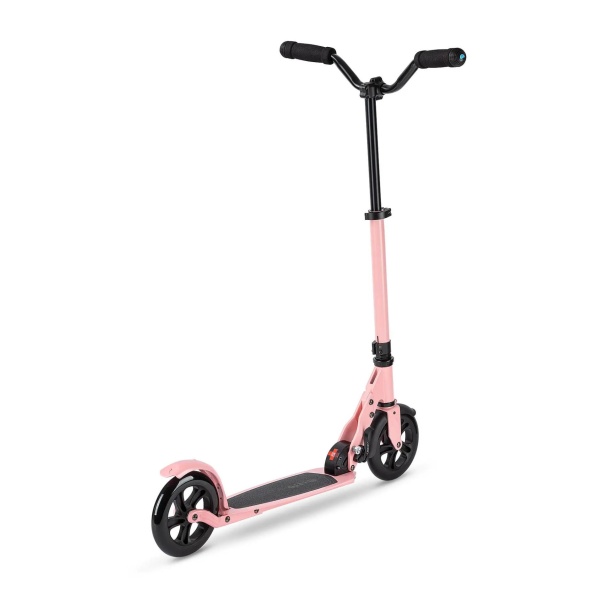 hulajnoga dziecięca młodzieżowa Micro Speed Deluxe Neon Rose widok od tyłu