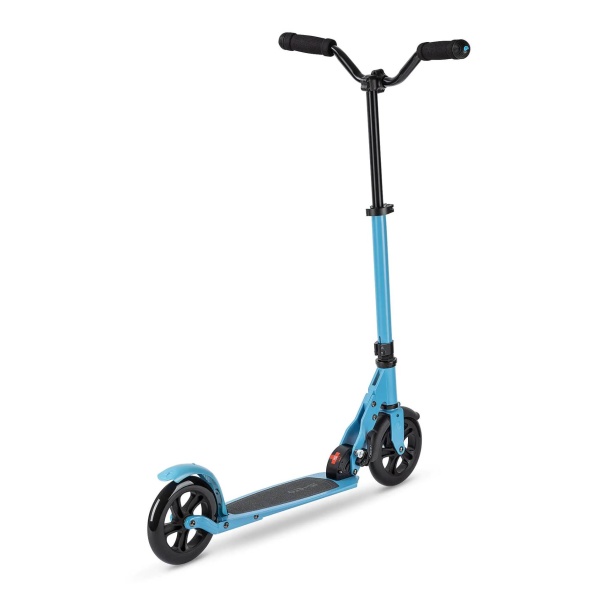 hulajnoga dziecięca młodzieżowa Micro Speed Deluxe Alaskan Blue widok od tyłu