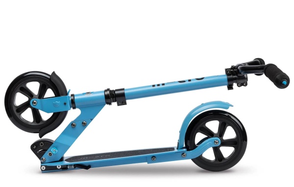 32814.jpgahulajnoga dziecięca młodzieżowa Micro Speed Deluxe Alaskan Blue widok po złożeniu