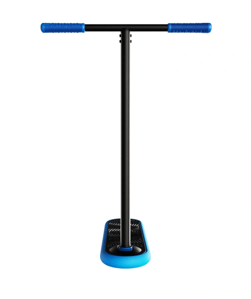hulajnoga na trampolinę Indo Pro V2 Blue widok od frontu