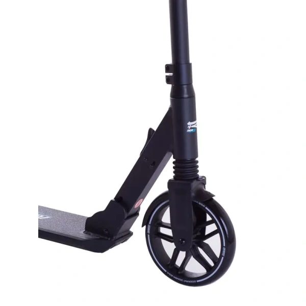 Hulajnoga z amortyzatorem Rideoo 200 Pro City Scooter Black do 150kg przednie koło