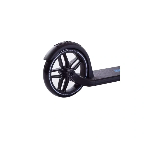 Hulajnoga z amortyzatorem Rideoo 200 Pro City Scooter Black do 150kg tylne koło