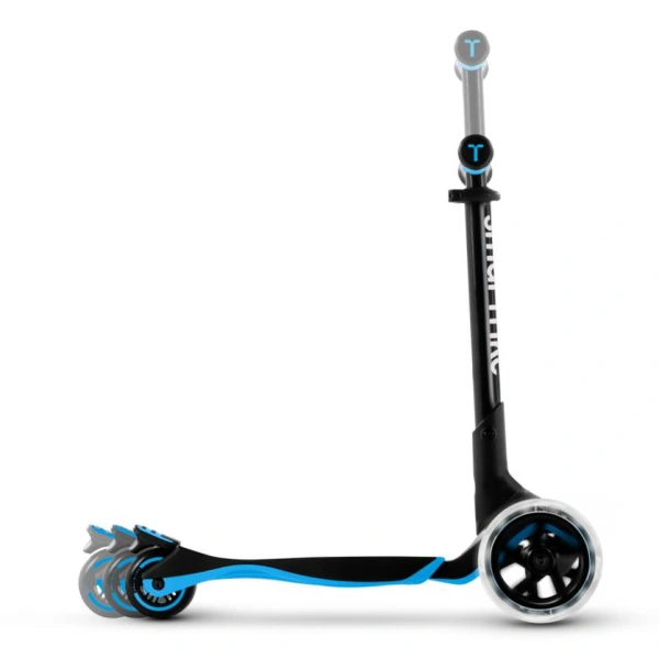 smarTrike Hulajnoga 3w1 Xtend Scooter Blue widok etapów rozszerzenia hulajnogi