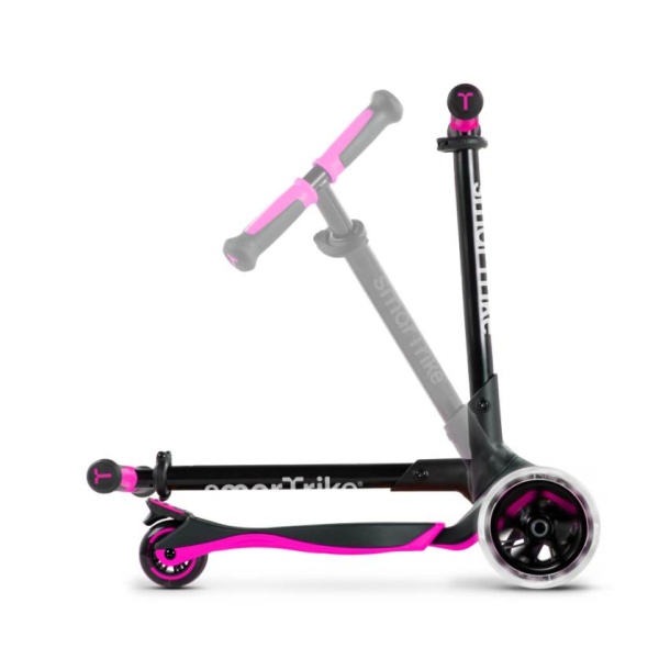 smarTrike Hulajnoga 3w1 Xtend Scooter Pink widok etapów składania