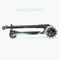 SmarTrike Jeździk 4w1 Xtend Scooter - Soft Green po złożeniu