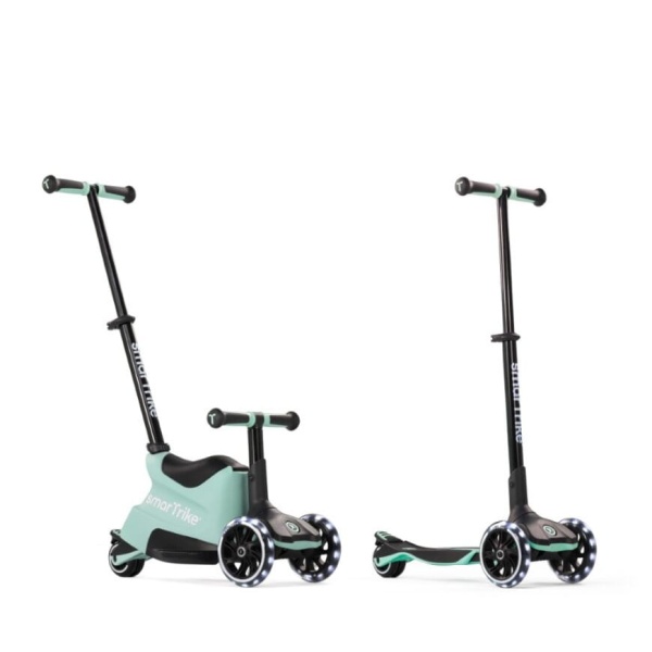 SmarTrike Jeździk 4w1 Xtend Scooter - Soft Green funkcja jeździka i hulajnogi