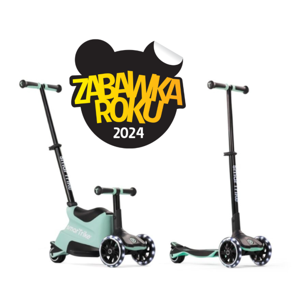 SmarTrike Jeździk 4w1 Xtend Scooter - Soft Green nagroda zabawka roku