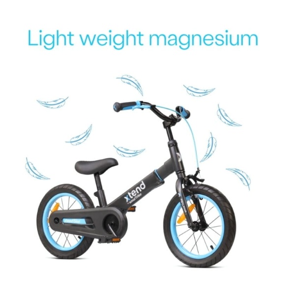 Rowerek biegowy z dołączanymi pedałami SmarTrike 3-7lat Blue 3w1 Xtend magnezowa rama