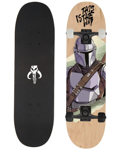 Przejdź do produktu Seven - deskorolka drewniana duża D100 Mandalorian