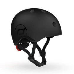 SCOOT AND RIDE Kask dziecięcy 3+ Black 51-55cm