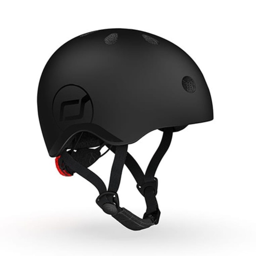 Przejdź do produktu SCOOT AND RIDE Kask dziecięcy 3+ Black 51-55cm