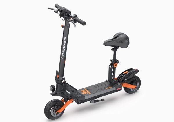Hulajnoga elektryczna Kukirin G2 PRO 600W 15Ah 55km widok od góry
