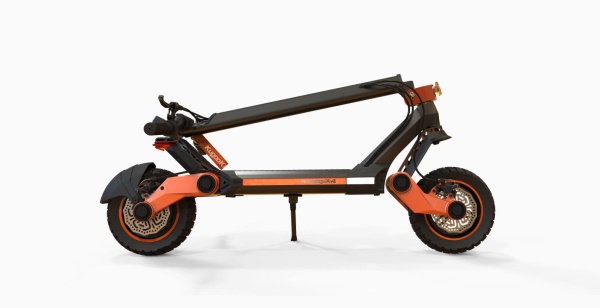 Hulajnoga elektryczna Kukirin G3 1200W 18Ah 70km widok po złożeniu
