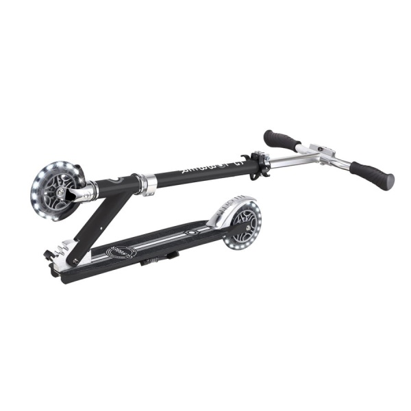 Globber hulajnoga Flow Element Lights Black widok złożonej