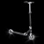 Globber hulajnoga Flow Element Lights Black koła led