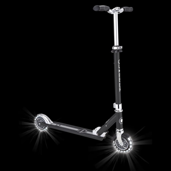 Globber hulajnoga Flow Element Lights Black koła led