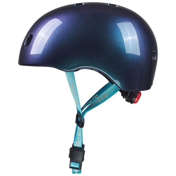 Micro kask - Blue Neochrome rozm. M 52-56cm widok od boku