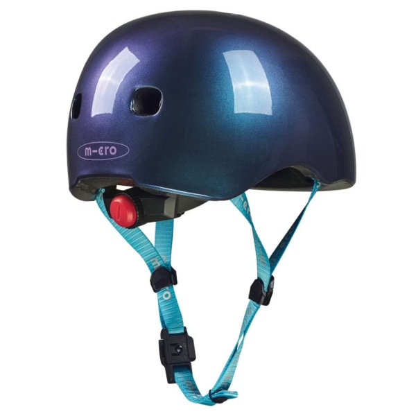 Micro kask - Blue Neochrome rozm. M 52-56cm widok od tyłu