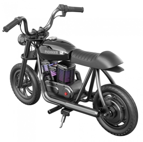 Hyper GoGo motocykl elektryczny Pioneer 12 PLUS - Czarny widok od lewej