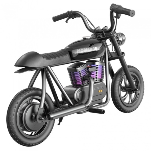 Hyper GoGo motocykl elektryczny Pioneer 12 PLUS - Czarny widok od prawej