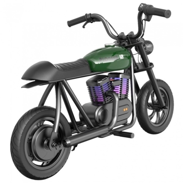 Hyper GoGo motocykl elektryczny Pioneer 12 PLUS - Zielony widok od prawej