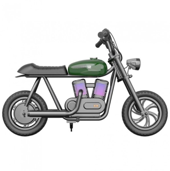 Hyper GoGo motocykl elektryczny Pioneer 12 PLUS - Zielony widok prawy profil