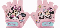 Rękawiczki rowerowe dziecięce DISNEY - Minnie Pastel Pink