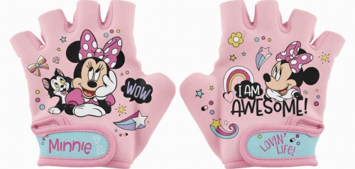 Przejdź do produktu Rękawiczki rowerowe dziecięce DISNEY - Minnie Pastel Pink