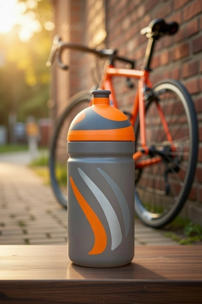 Zdrowy Bidon 0,5L Bike Edition - Pomarańczowy LS