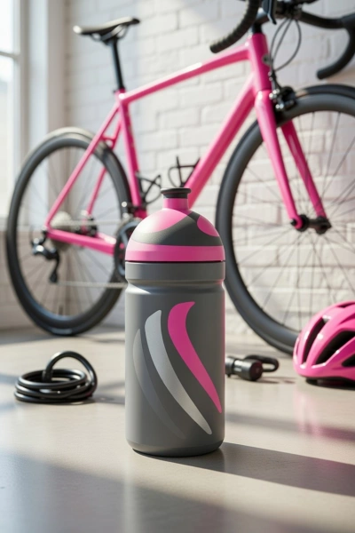 Zdrowy Bidon 0,5L Bike Edition - Różowy LS