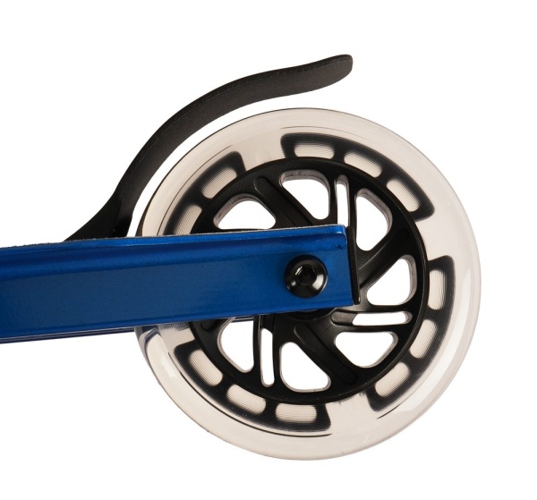 Hulajnoga dziecięca Rideoo 120 City Scooter LED Blue tylne koło i hamulec