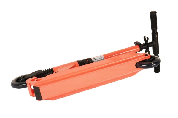 Hulajnoga dziecięca Rideoo 120 City Scooter LED Salmon od spodu