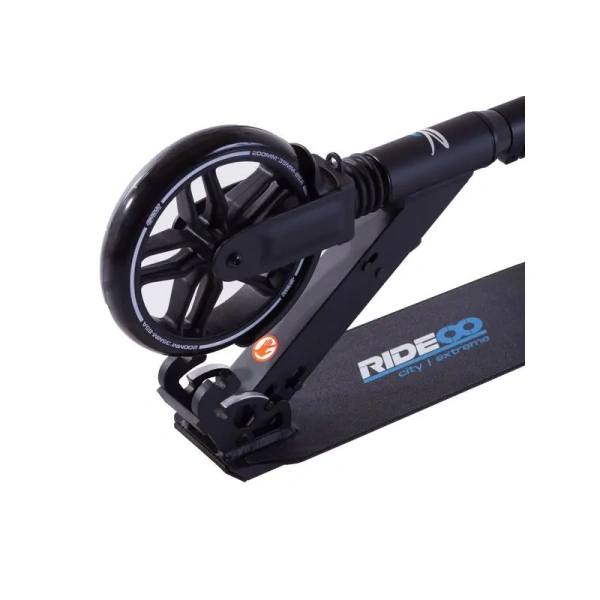 Hulajnoga z amortyzatorem Rideoo 200 City Scooter Black system składania
