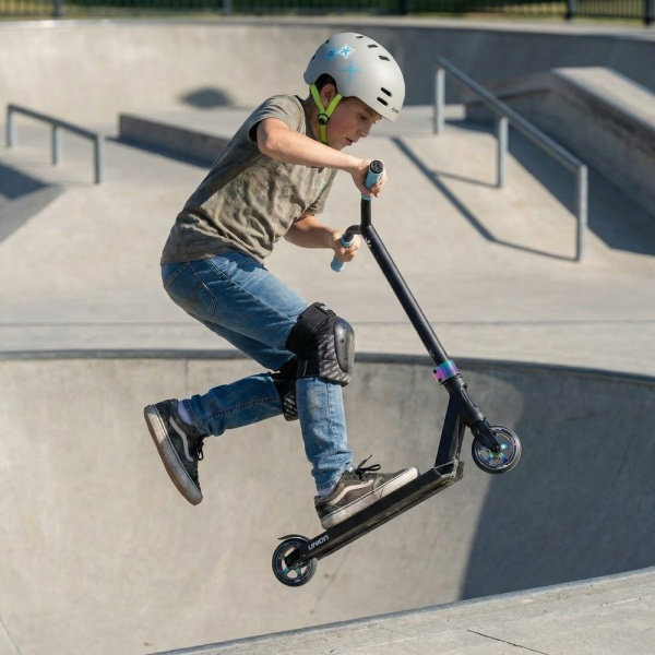 Hulajnoga wyczynowa Union Lite S Scooter Neochrome lifestyle skatepark